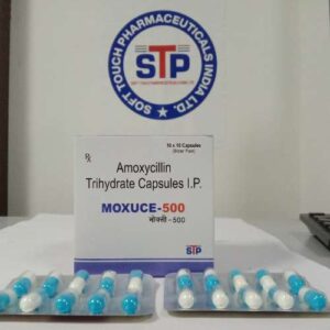 Moxuce-500 Amoxycillin trihydrate capsules I.P 10×10 capsules