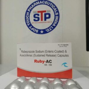 Rabeprazole Sodium (Enteric-coated) And Aceclofenac (Sustained Release) Capsules